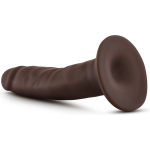 Dr Skin Dr. Skin - Realistische Dildo Met Zuignap 14 cm - Chocolate - Bruin