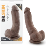 Dr Skin Dr. Skin - Mr. Mayor Dildo Met Zuignap 21 cm - Chocolate - Bruin