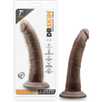 Dr Skin Dr. Skin - Realistische Dildo Met Zuignap 19 cm - Chocolate - Bruin