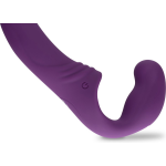 Strapless Strap-On Vibrator - - Paars