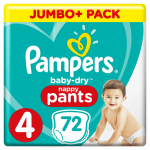 Pampers - Baby Dry Pants - Maat 4 - Mega Pack - 72 Luierbroekjes