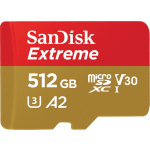 Sandisk MicroSDXC Extreme 512GB 190mb/s