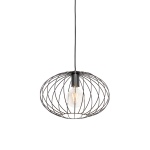 QAZQA Design hanglamp - Margarita - Zwart