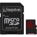 Kingston microSDXC Canvas Go Plus 64GB - Zwart