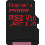 Kingston Canvas React Microsd 256 Gb - Zwart