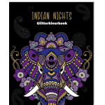 Black edition Glitterkleurboeken - Indian Nights