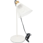 Grundig Tafellamp - Met Stekker En Aan/uit Schakelaar - 30 Cm - Wit