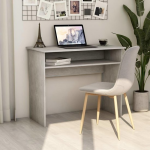 Vidaxl Bureau 90x50x74 Cm Spaanplaat Beton - Grijs