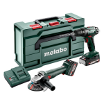 Metabo Accu Combo Set 2.4.3 | 18 V | (685204500) | BS 18 + W 18 L 9-125