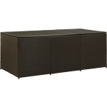 Vidaxl Tuinbox 180x90x75 Cm Poly Rattan - Bruin