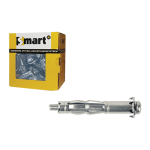 SMART | Metalen hollewandplug M5x52 Zn | 25 st