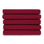 Ten Cate 100% Katoensatijnen Hoeslaken - 90x220 - - Rood