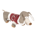 Clayre & Eef Hond 50 Cm Meerkleurig Polyester Hond Tw0505