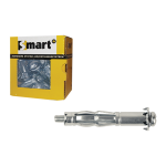 SMART | Metalen hollewandplug M6x65 Zn | 25 st