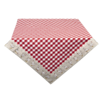 Clayre & Eef Tafelkleed 150*250 Cm 100% Katoen Kip Lch05r - Rood