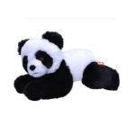 Wild Republic Knuffel Panda Ecokins Mini Junior 20 Cm Pluche/ - Zwart