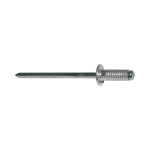 PGB-FASTENERS | Gegroefde blindklinknagel Ø 4,80x12 Al/St | 500 st