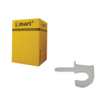 SMART | Nylon plugclip enkel 20-25 | 50 st - Wit