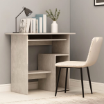 Vidaxl Bureau 80x45x74 Cm Spaanplaat Beton - Grijs