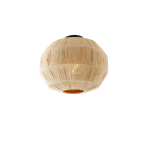 QAZQA Oosterse plafondlamp zwart met touw - Riki - Beige