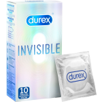 Durex - Preservativos Invisible Extra Lubricado