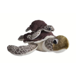 Wild Republic Knuffel Schildpad Mama & Baby Ecokins Junior 30 Cm Pluche - Bruin