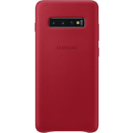 Samsung Lederen Tas S10 + Bordeaux - Rood