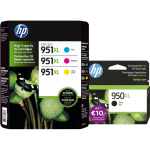 HP 951XL Cartridges/Kleur Combo Pack - Zwart