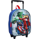 Marvel Avengers Handbagage Reiskoffer/trolley 31 Cm Voor Kinderen - Reistassen Op Wielen Voor Jongens - Blauw