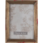 Clayre & Eef Fotolijst 15*3*20 Cm / 13*18 Cmkleurig Polyresin / - Goud