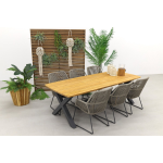 4 Seasons Outdoor 4 Seasons Ramblas / Sefa Tuintafel 240x95 - Teak - Tuinset 7-delig