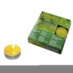 Set Van 18x Stuks Anti Muggen Waxinelichtjes Citronella - Geurkaarsen - Geel