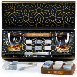 Whisiskey Luxe Whiskey Rocks Set - Whiskey Stones - 6 Stuks - Herbruikbare Ijsblokjes - Graniet Whiskey - Ijsklontjes
