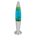 Mexlite Volcan Lavalamp Staal/ - Blauw