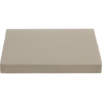 AMBIANTE Percaline Katoen Hoeslaken - 100% Percaline Katoen - Lits-jumeaux (200x210/220 Cm) - Taupe