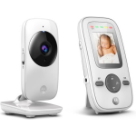 Motorola Mbp481 Babyfoon - Camera - Kleurenscherm - Nachtzicht - Ruim Bereik - Wit