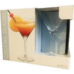 Cocktail Glazen 260 Ml 4 Sts