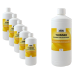 Veba 6x Thinner 1 Liter - Voordeelverpakking