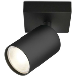 BES LED Led Plafondspot - Brinton Betin - Gu10 Fitting - 1-lichts - Rond - Mat - Kantelbaar - Aluminium - Philips - - Zwart