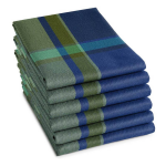 DDDDD - Madras Theedoek (Set Van 6) - Blauw