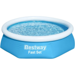 Bestway Zwembad Fast Set Opblaasbaar Rond 244x66 Cm 57265 - Blauw