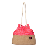 Moods Up Sexy Jute Tas - Strandtas Riet - Dames Tas - Roze