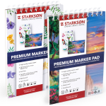 Starksøn® 2 Stuks A5 Schetsboeken - Tekenblok & Schetsblok - Marker Papier Voor Tekenen, Schetsen & Schilderen