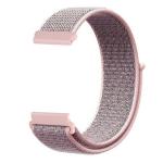 Samsung Galaxy Watch nylon sport band zand - Horlogeband Armband Polsband - Roze