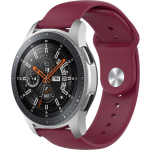 Samsung Galaxy Watch silicone band - wijn - Horlogeband Armband Polsband - Rood