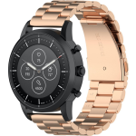 Huawei Watch GT drie stalen schakel beads band - rose - Horlogeband Armband Polsband - Goud