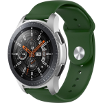 Samsung Galaxy Watch silicone band - leger - Horlogeband Armband Polsband - Groen