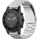 Huawei Watch GT drie stalen schakel beads band - zilver - Horlogeband Armband Polsband - Silver