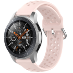 Samsung Galaxy Watch silicone dubbel gesp band Horlogeband Armband Polsband - Roze