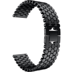 Huawei GT vis stalen schakel band Horlogeband Armband Polsband - Zwart